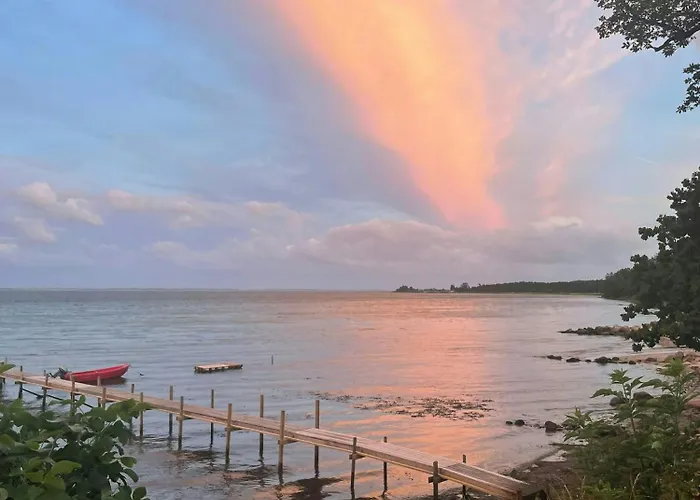 House Near Sea And Forest In Lundeborg *