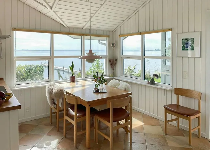 House Near Sea And Forest In Lundeborg